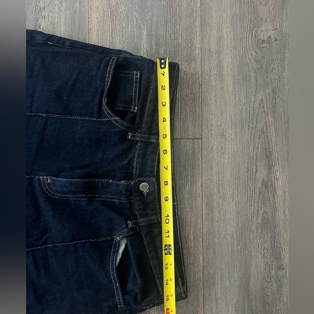 Mango Dark Blue Cropped Jeans - Picture 8 of 8